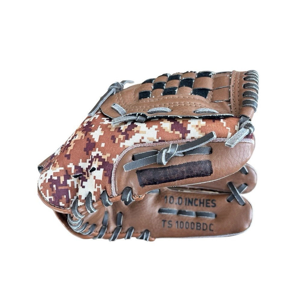 adidas TS 1000 BDC Baseball Glove 10" Youth Brown Camo RHT Right Hand Throw